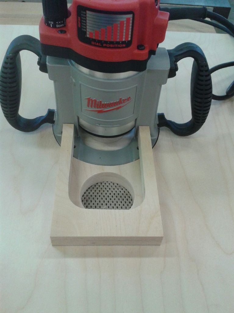 Flip up Router Table with Milwaukee 562520... Woodworking Talk Woodworkers Forum